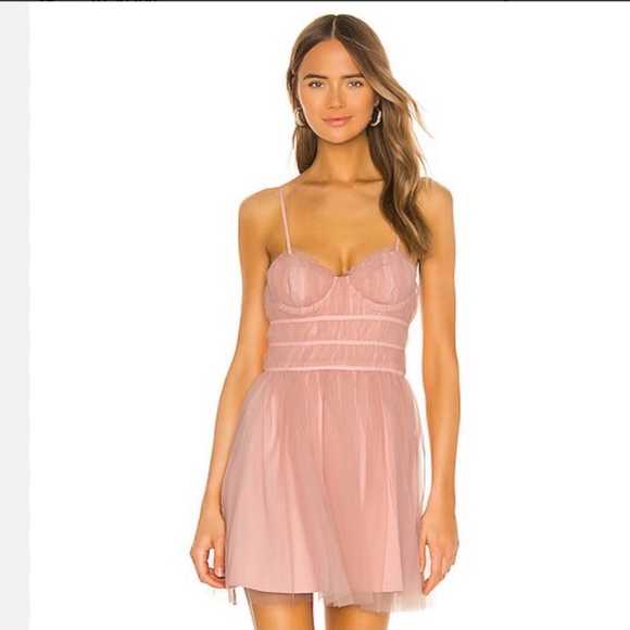 Majorelle  Pink Tulle Dress from Revolve Clothing - Picture 1 of 3